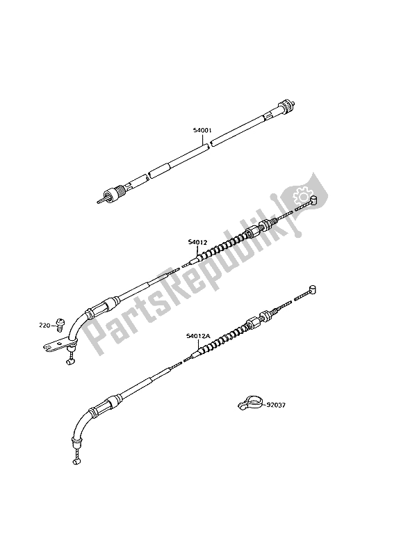 Todas las partes para Cables de Kawasaki VN 15 1500 1994