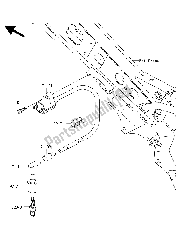 Todas as partes de Sistema De Ignição do Kawasaki KLX 110 2011