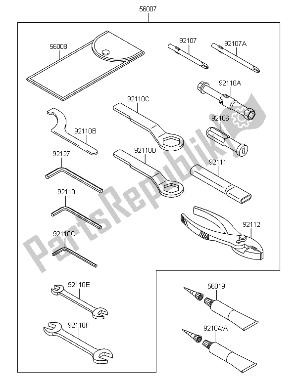 Wszystkie części do Narz? Dzia W? A? Cicieli Kawasaki Versys 650 2010