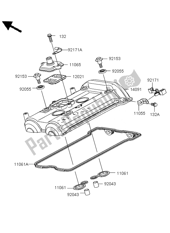 Wszystkie części do Cylinder Kawasaki Versys 650 2011