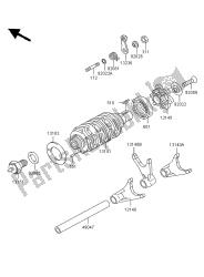 GEAR CHANGE DRUM & SHIFT FORK