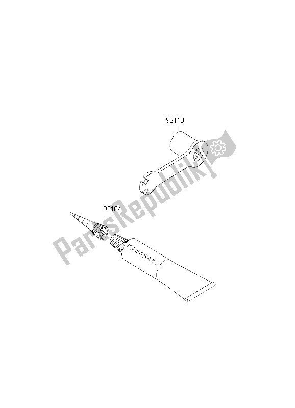 Toutes les pièces pour le Outils Propriétaires du Kawasaki KX 85 SW 2003