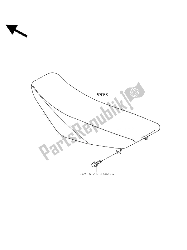 All parts for the Seat of the Kawasaki KX 85 SW LW 2010