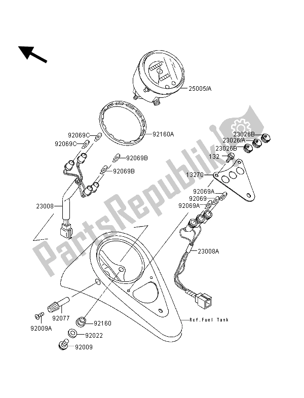 Tutte le parti per il Metro del Kawasaki VN 800 Classic 1996