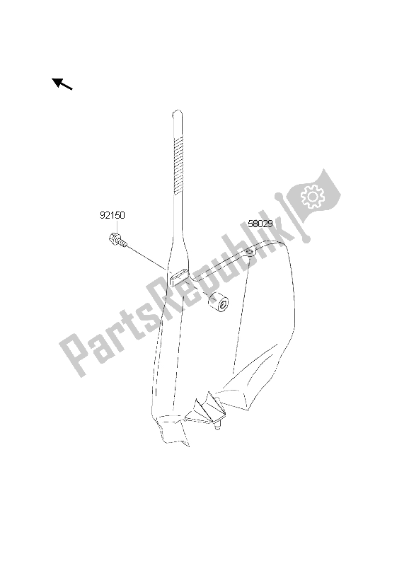 All parts for the Accessory of the Kawasaki KX 85 LW 2002