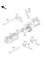 GEAR CHANGE DRUM & SHIFT FORK