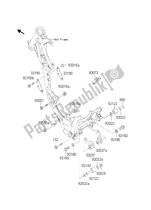 Toutes les pièces pour le Montage Moteur du Kawasaki KX 85 SW 2002