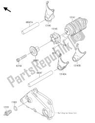 tambour de changement de vitesse et fourche (s) de changement de vitesse