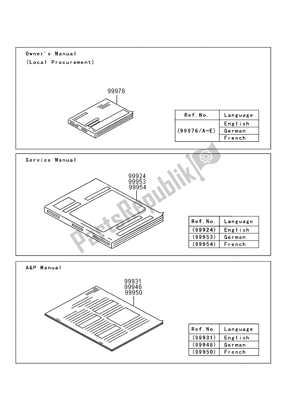 All parts for the Manual (eu, Uk) of the Kawasaki KVF 360 4X4 2006