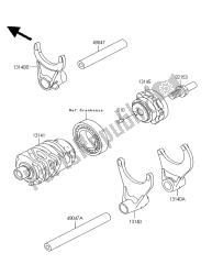 tambour de changement de vitesse et fourchette de changement de vitesse