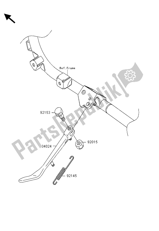 Todas las partes para Stand (s) de Kawasaki VN 1700 Classic Tourer ABS 2013