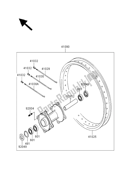 All parts for the Optional Parts (sw) of the Kawasaki KX 85 SW LW 2009