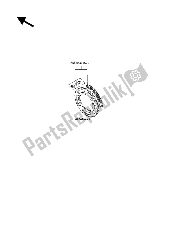 Tutte le parti per il Parti Opzionali del Kawasaki KX 100 1990