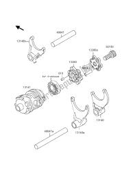 GEAR CHANGE DRUM & SHIFT FORK