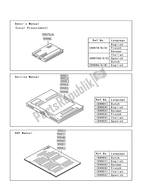 All parts for the Manual of the Kawasaki ER 6N ABS 650 2009