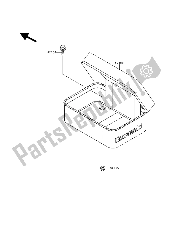 Tutte le parti per il Accessorio del Kawasaki KDX 200 1992