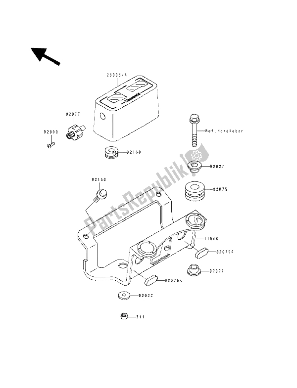 Toutes les pièces pour le Mètre du Kawasaki KDX 200 1991