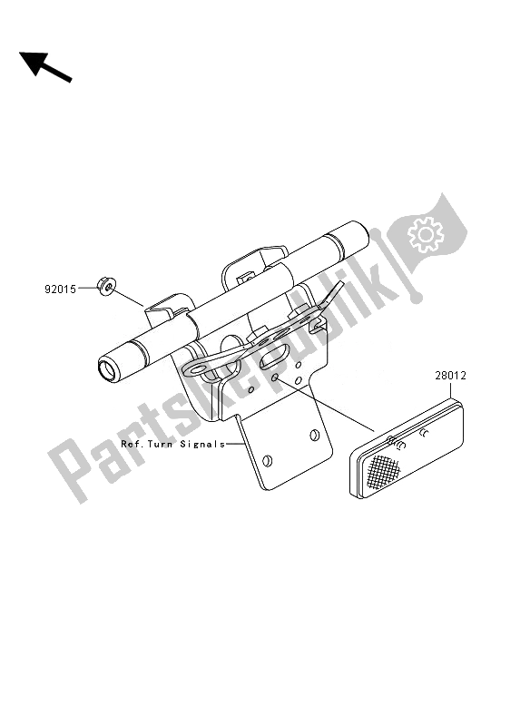 All parts for the Reflectors of the Kawasaki VN 1700 Voyager ABS 2011