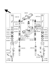 fourche avant (jkazx900cca032425)