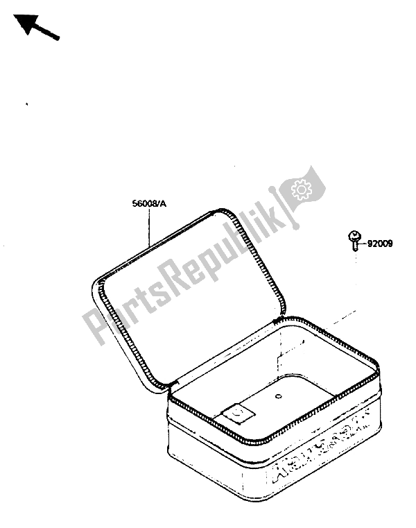 Alle onderdelen voor de Accessoire van de Kawasaki KLR 250 1985