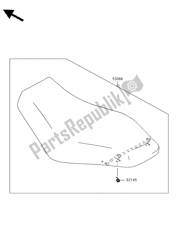 Todas las partes para Asiento de Kawasaki KVF 750 4X4 2009