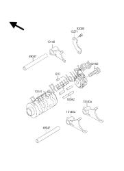 GEAR CHANGE DRUM & SHIFT FORK