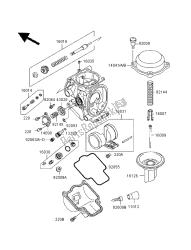partes del carburador (zx900ce026341)