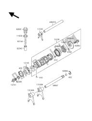 GEAR CHANGE DRUM & SHIFT FORK