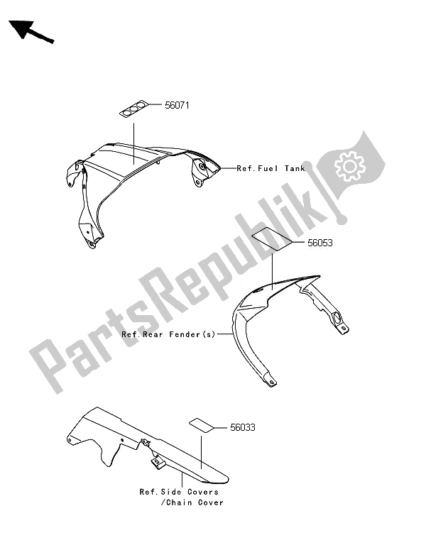 All parts for the Labels of the Kawasaki Ninja ZX 10R ABS 1000 2014