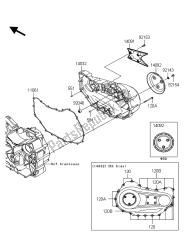 cubierta del motor derecha