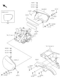 SIDE COVERS & CHAIN COVER (BLUE-WHITE)