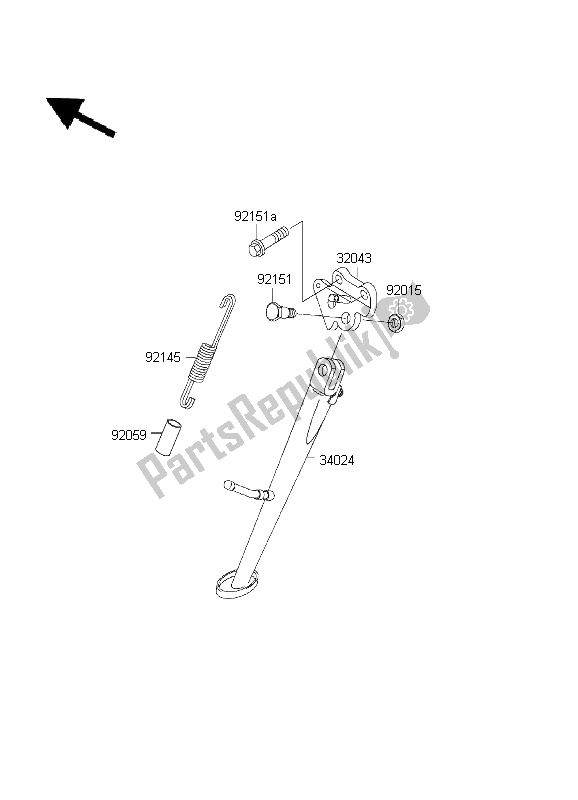 Toutes les pièces pour le Supporter du Kawasaki Ninja ZX 12R 1200 2001