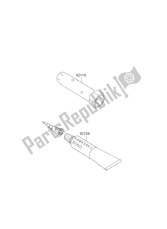 Tutte le parti per il Strumenti Proprietari del Kawasaki KLX 300R 1998