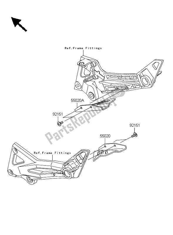 All parts for the Optional Parts of the Kawasaki Z 1000 2004