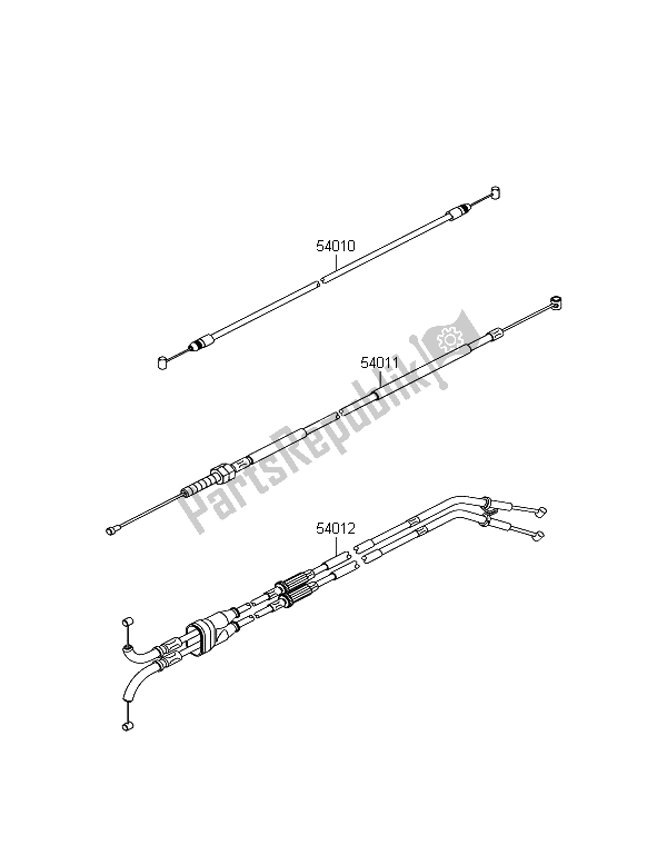 Tutte le parti per il Cavi del Kawasaki Ninja ZX 10R 1000 2012