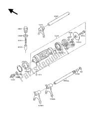 tambour de changement de vitesse et fourche (s) de changement de vitesse