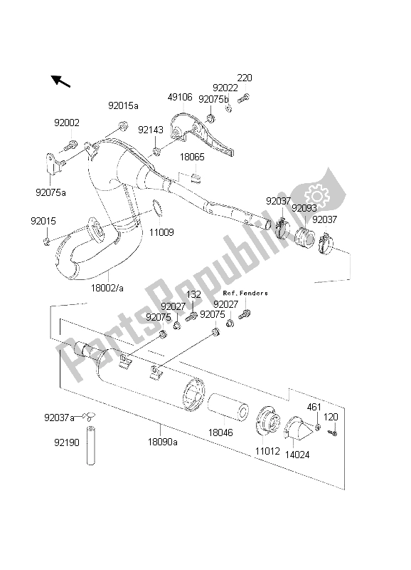 Wszystkie części do T? Umik Kawasaki KMX 125 2002