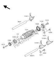 tambour de changement de vitesse et fourche (s) de changement de vitesse