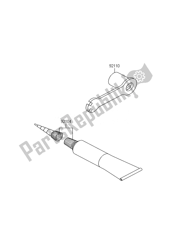 Toutes les pièces pour le Outils Propriétaires du Kawasaki KX 65 2010