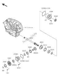 engrenage conique avant