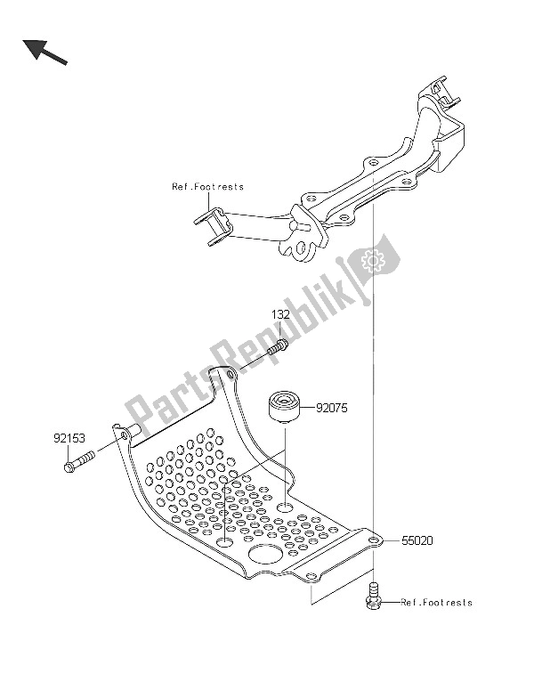 All parts for the Guard(s) of the Kawasaki KLX 110 2016