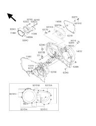 RIGHT ENGINE COVER