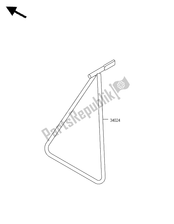 Todas as partes de Ficar do Kawasaki KX 450F 2006