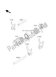 tambour de changement de vitesse et fourche (s) de changement de vitesse