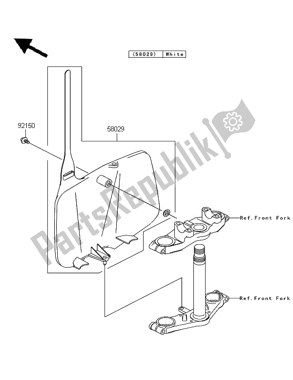 Tutte le parti per il Accessorio del Kawasaki KLX 110 2007