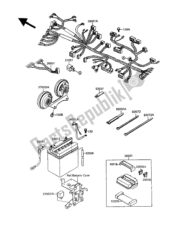 Tutte le parti per il Materiale Elettrico del Kawasaki VN 15 SE 1500 1992
