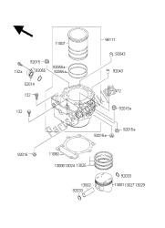 cylindre et piston (s)