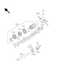 GEAR CHANGE DRUM & SHIFT FORK