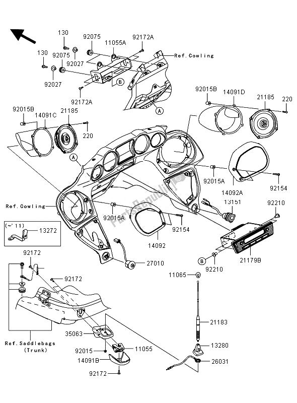 All parts for the Other of the Kawasaki VN 1700 Voyager ABS 2011