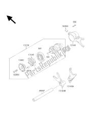 GEAR CHANGE DRUM & SHIFT FORK